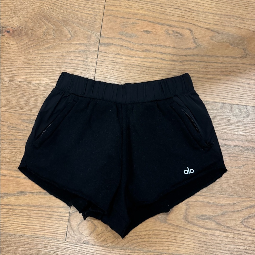 ALO Yoga Women's Athletic Black Shorts